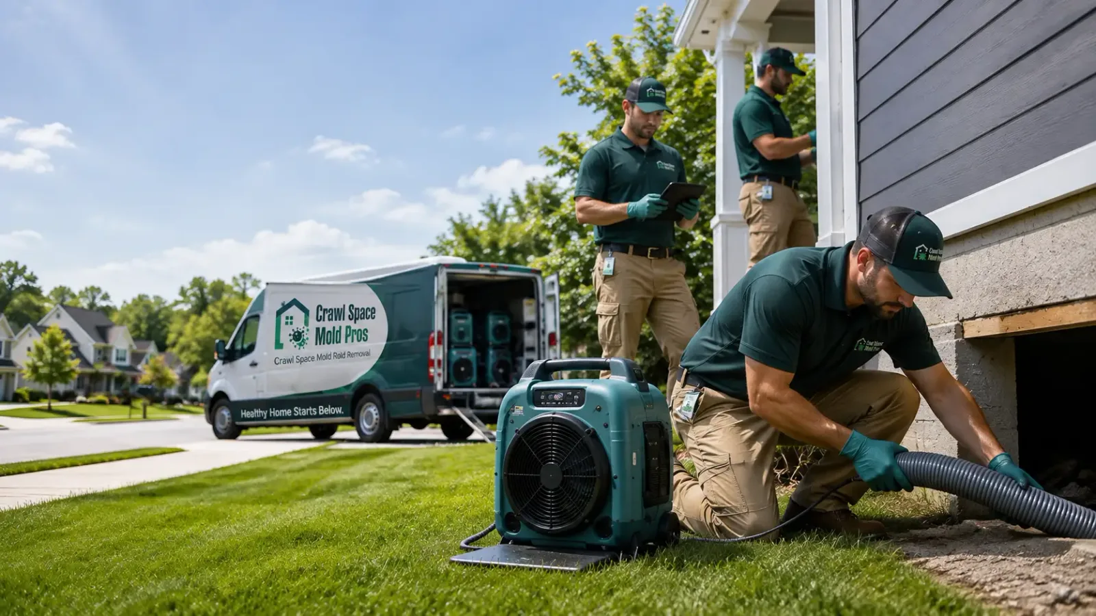 Crawl Space Mold Removal in Wales, ND